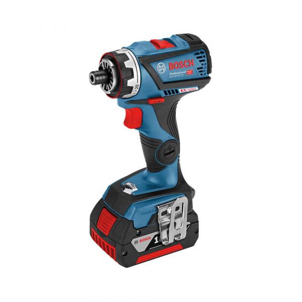 Furadeira e parafusadeira Bosch GSR 18V-60 FC, 2 baterias e maleta
