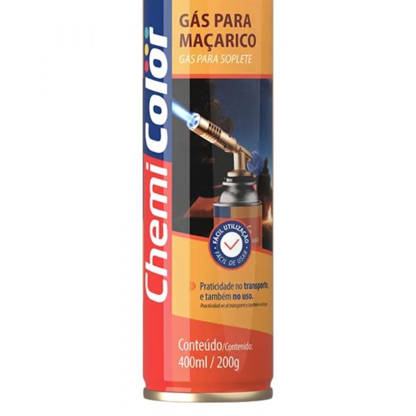 Gás Butano/Propano para Maçaricos 400ml Chemicolor