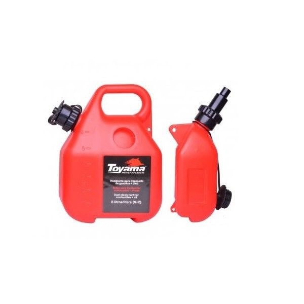 Galão Combinado 6L Gasolina 2,5L Óleo Toyama