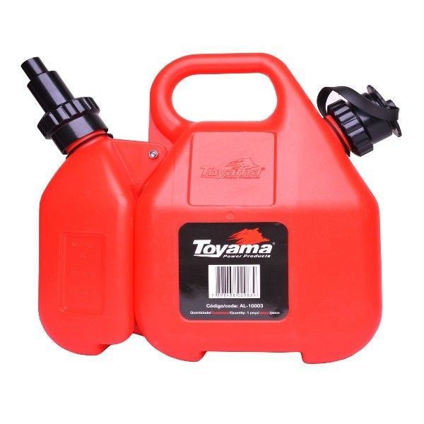 Galão Combinado 6L Gasolina 2,5L Óleo Toyama