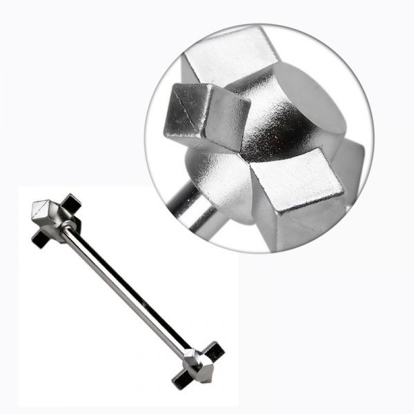 Chave Pé de Galo 8 Pontas Quadrada- Kraucher