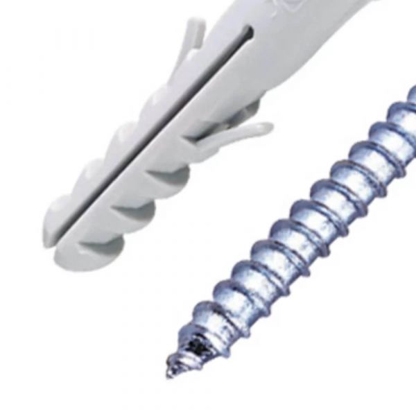 Gancho Com Bucha Nylon 5mm Bemfixa