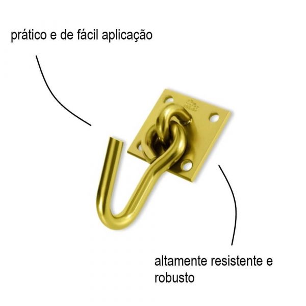 Gancho De Rede Reforçado Para Parafusar N-1 Forsul