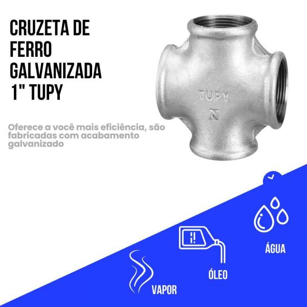 Cruzeta de Ferro Galvanizada 1