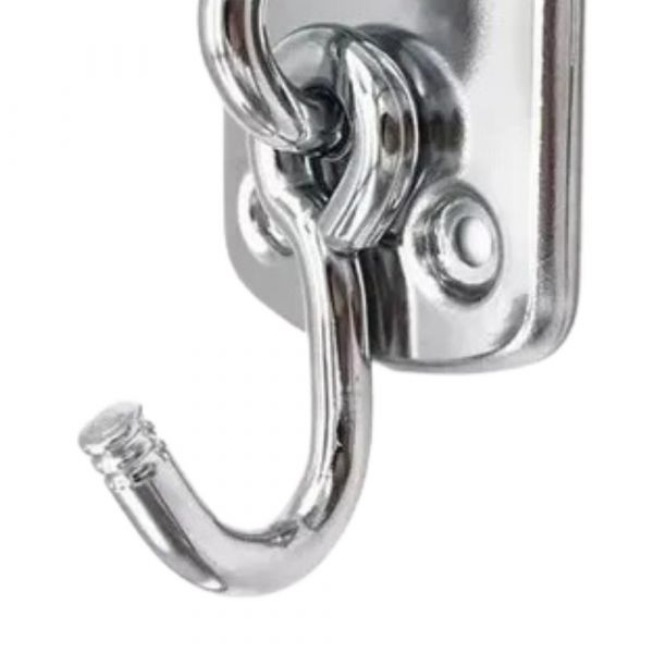 Gancho Para Rede Ferro Cromado União Mundial