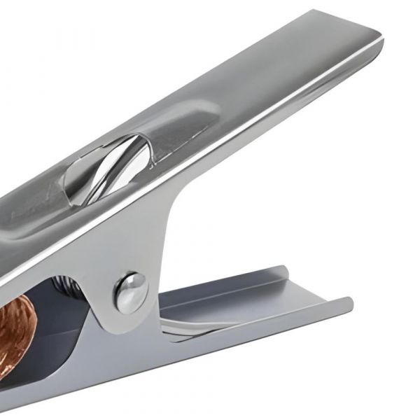 Garra Negativa 300A em Aço Estampado para Máquina de Solda Barbosa Solda 