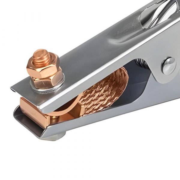 Garra Negativa 300A em Aço Estampado para Máquina de Solda Barbosa Solda 