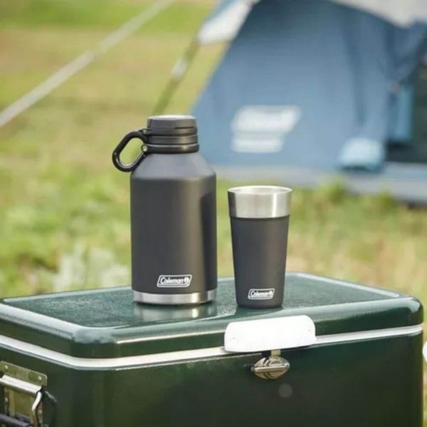 Garrafão Growler Térmico Inox Preto 1,9L Coleman