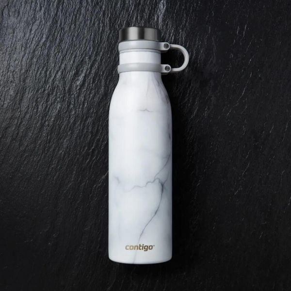 Garrafa Térmica Inox Parede Dupla Matterhorn Couture 591ml Marble Contigo
