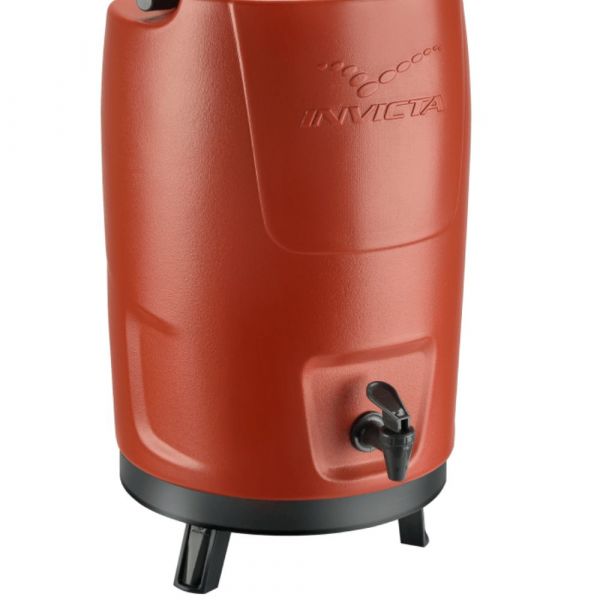 Garrafa/Botijão Térmico 12L com Torneira Vermelha Invicta