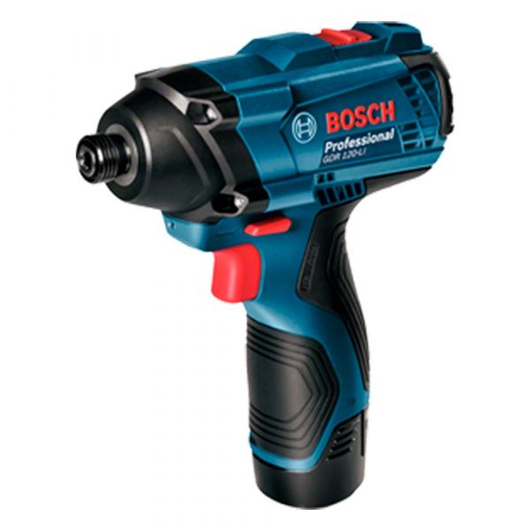 Kit Bosch Parafusadeira GSR 120-LI e Chave de Impacto GDR 120-LI, 12V 2 baterias e maleta