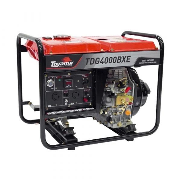Gerador a Diesel Bivolt 110/220V 3.3KVA TDG4000BXE C/ Partida Toyama 