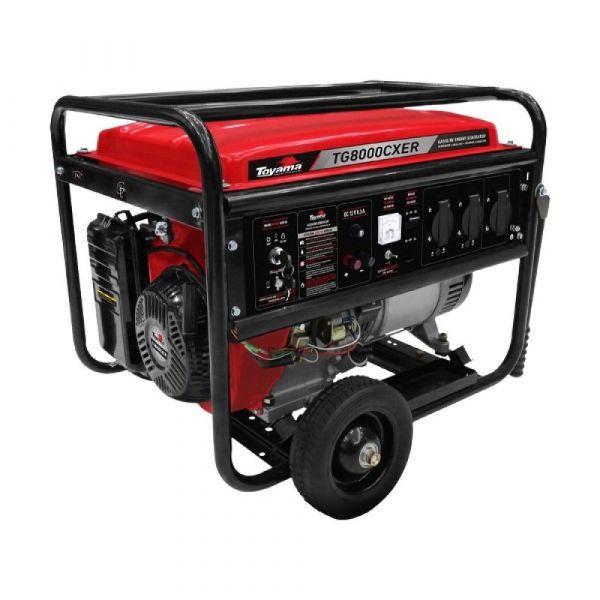 Gerador a Gasolina 7.2 KVA 4T Toyama Bivolt TG8000CXER