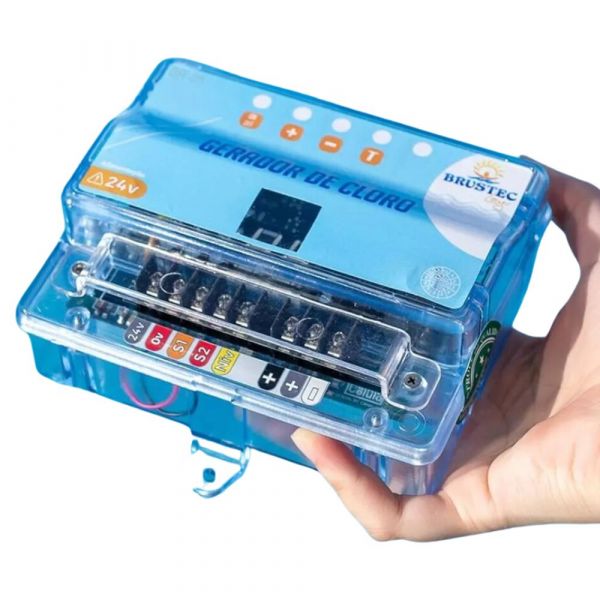 Gerador de Cloro BR-40 para Piscinas Brustec
