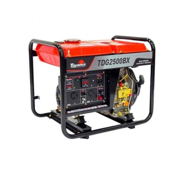 Gerador de Energia Monofásico a Diesel 220V 2,2KVA TDG2500BX Toyama