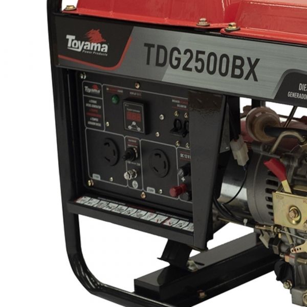 Gerador de Energia Monofásico a Diesel 220V 2,2KVA TDG2500BX Toyama