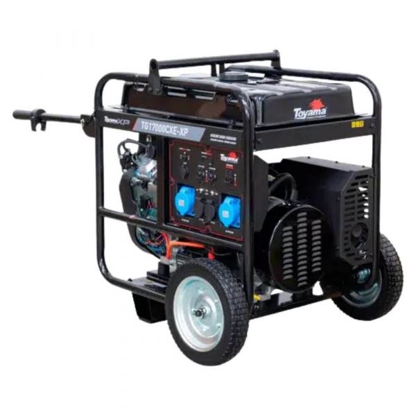 Gerador à Gasolina 16KVA 4T 220V Partida Elétrica com AVR Monofásico TG17000CXE-XP Toyama