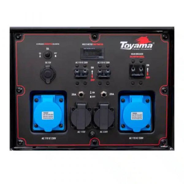 Gerador à Gasolina 16KVA 4T 220V Partida Elétrica com AVR Monofásico TG17000CXE-XP Toyama