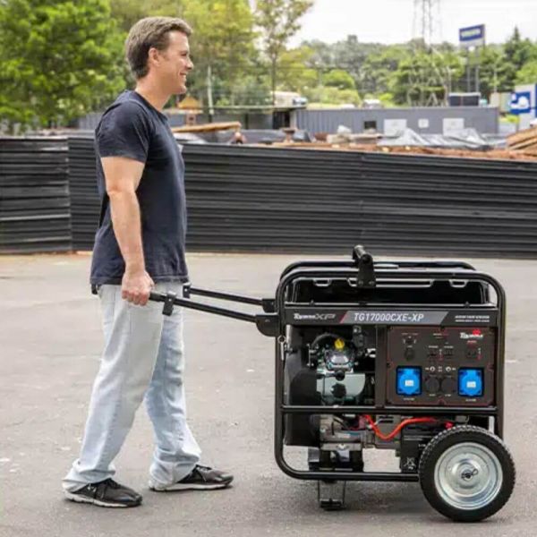 Gerador à Gasolina 16KVA 4T 220V Partida Elétrica com AVR Monofásico TG17000CXE-XP Toyama