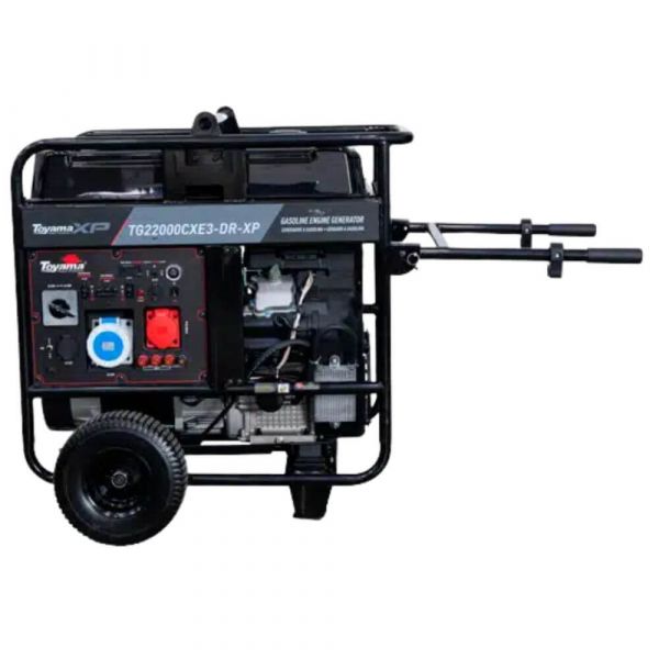 Gerador à Gasolina 23,75KVA Partida Elétrica 220/380V TG22000CXE3-DR-XP Toyama