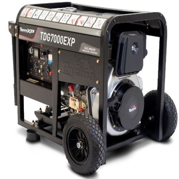 Gerador a Diesel Bivolt 115/220V 6,0KVA TDG7000EXP Toyama