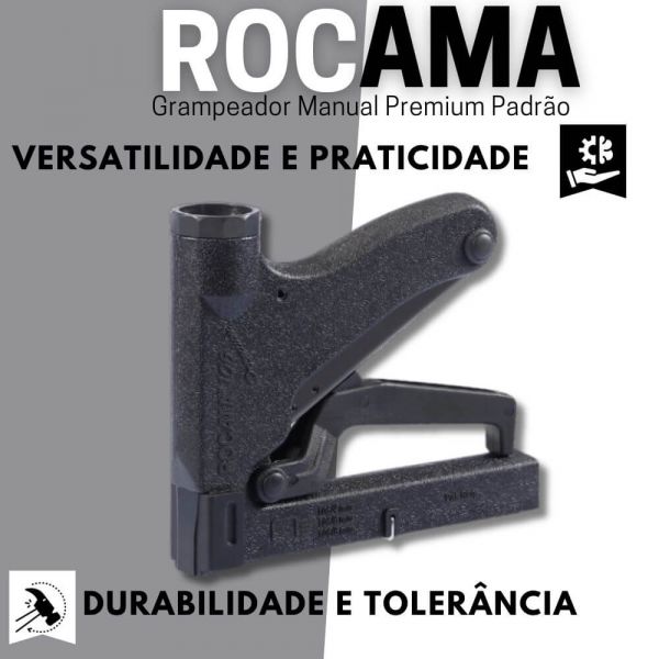 Grampeador Manual Premium Padrão  Rocama 