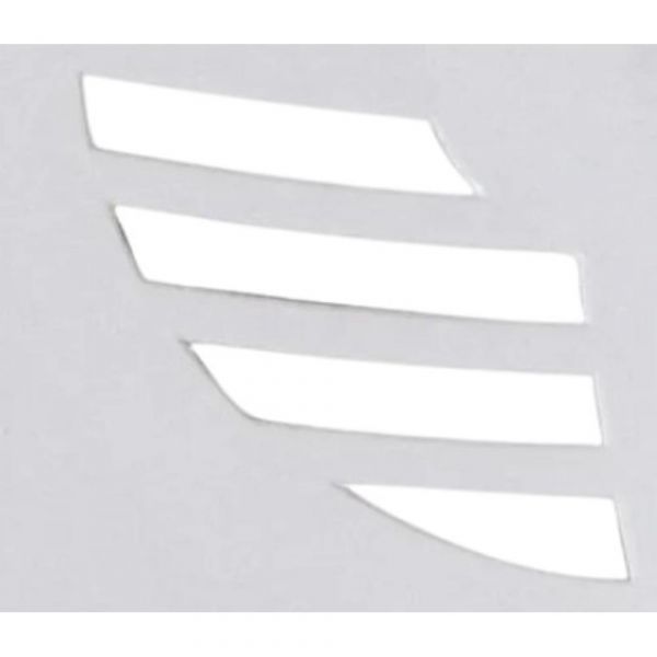 Grelha Quadrada GR13 9,4 x 9,4cm PVC Branco Astra