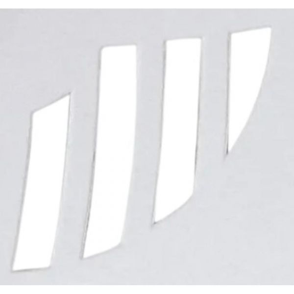 Grelha Quadrada GR13 9,4 x 9,4cm PVC Branco Astra