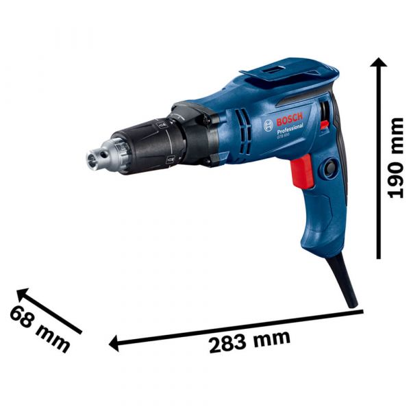 Parafusadeira Drywall Bosch GTB 650 650W 220V em maleta 06014A20E0 Bosch
