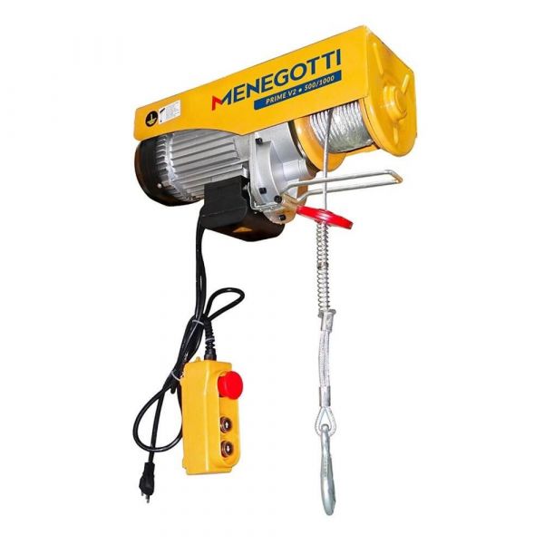 Guincho Elétrico De Coluna Prime Com Motor Monofásico 1000KG 12Mt Manegotti