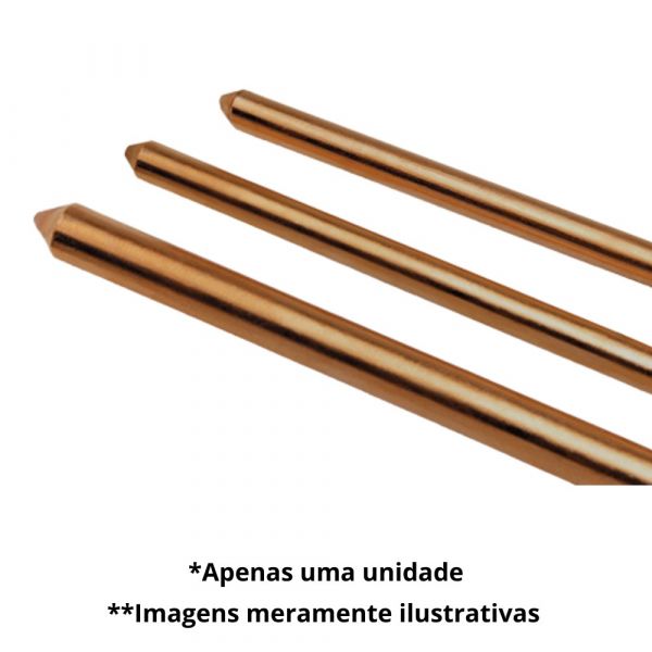 Haste de Aterramento 5/8 Pol. 12mm x 2,40m MS Artefatos