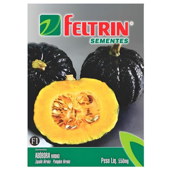 Semente de Hortaliça Abóbora Hiroko 550Mg Feltrin