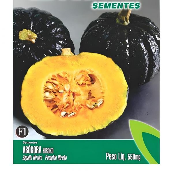Semente de Hortaliça Abóbora Hiroko 550Mg Feltrin