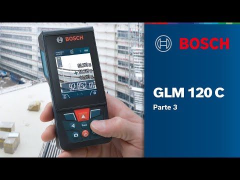 Trena Laser Bosch GLM 120 C alcance 120m com Bluetooth