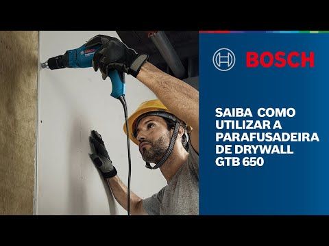 Parafusadeira Drywall Bosch GTB 650 650W 220V em maleta 06014A20E0 Bosch