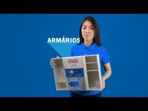 Armário Embutido Para Banheiro A41 BR1 Astra