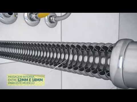 Ligação Flexível Aço Inox para Água MxF 1/2