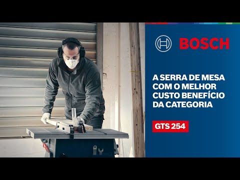 Serra de Mesa Bosch GTS 254 1800W 220V Disco de 254mm Bosch
