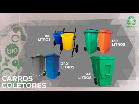 Lixeira 240 Litros Azul com Pedal Lar Plásticos