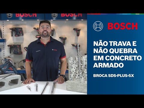 Broca Bosch SDS plus-5X para concreto Ø17 x 150 x 210 mm