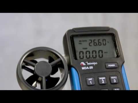Anemômetro Minipa MDA-20 Data Logger