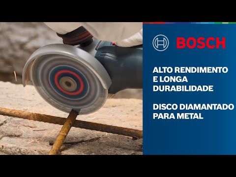 Disco Diamantado Bosch para Metal 115mm X-Lock