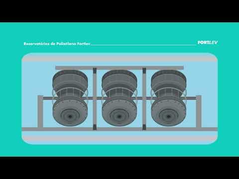 Caixa De Água Polietileno Com Tampa 15.000 Litros Fortlev
