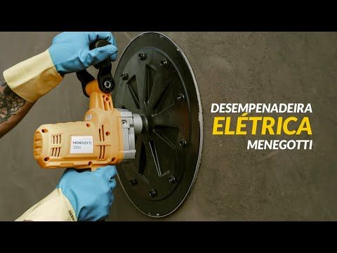 Desempenadeira Elétrica Para Reboco MDE 1200W Menegotti