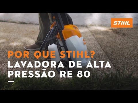 Lavadora de Alta Pressão RE 80 Com Carrinho STIHL