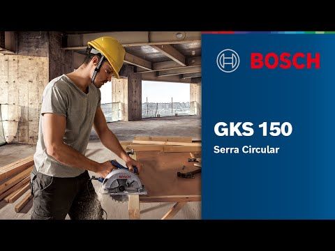 Serra Circular GKS 150 1500W 220V Bolsa, Disco e Guia Bosch