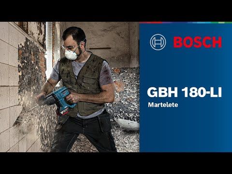 Martelete rompedor a Bateria Bosch GBH 180-LI Brushless 18V Sem Bateria 
