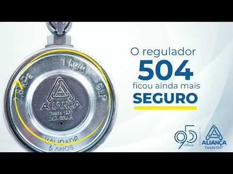 Regulador de Gás 504/01 com Mangueira 120cm Aliança