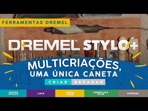 Stylo+ Microrretífica com 11 Acessórios Dremel 