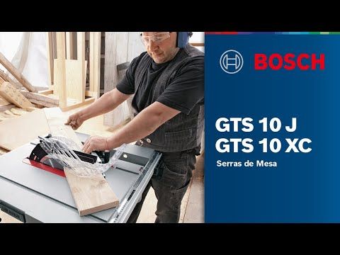 Serra de Mesa Bosch GTS 10 J 1800W 220V com disco e 2 guias